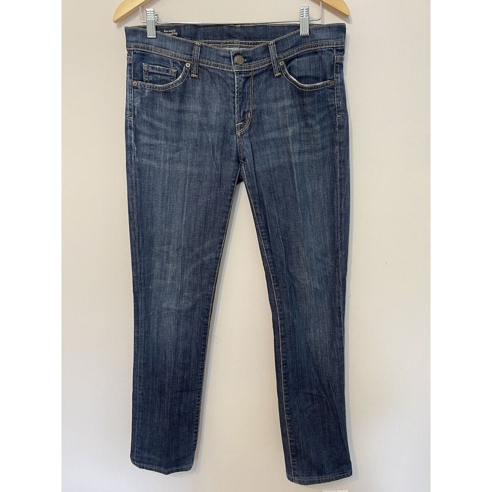 Citizens Of Humanity‎ Jeans Womens 30 Blue Straight Ava #142 Stretch Low Waist